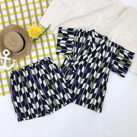 Kasuri pattern Jinbei