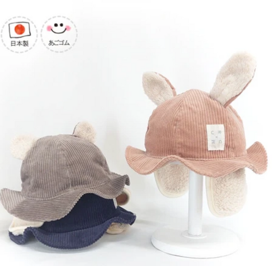 winter rabbit ears warm hat